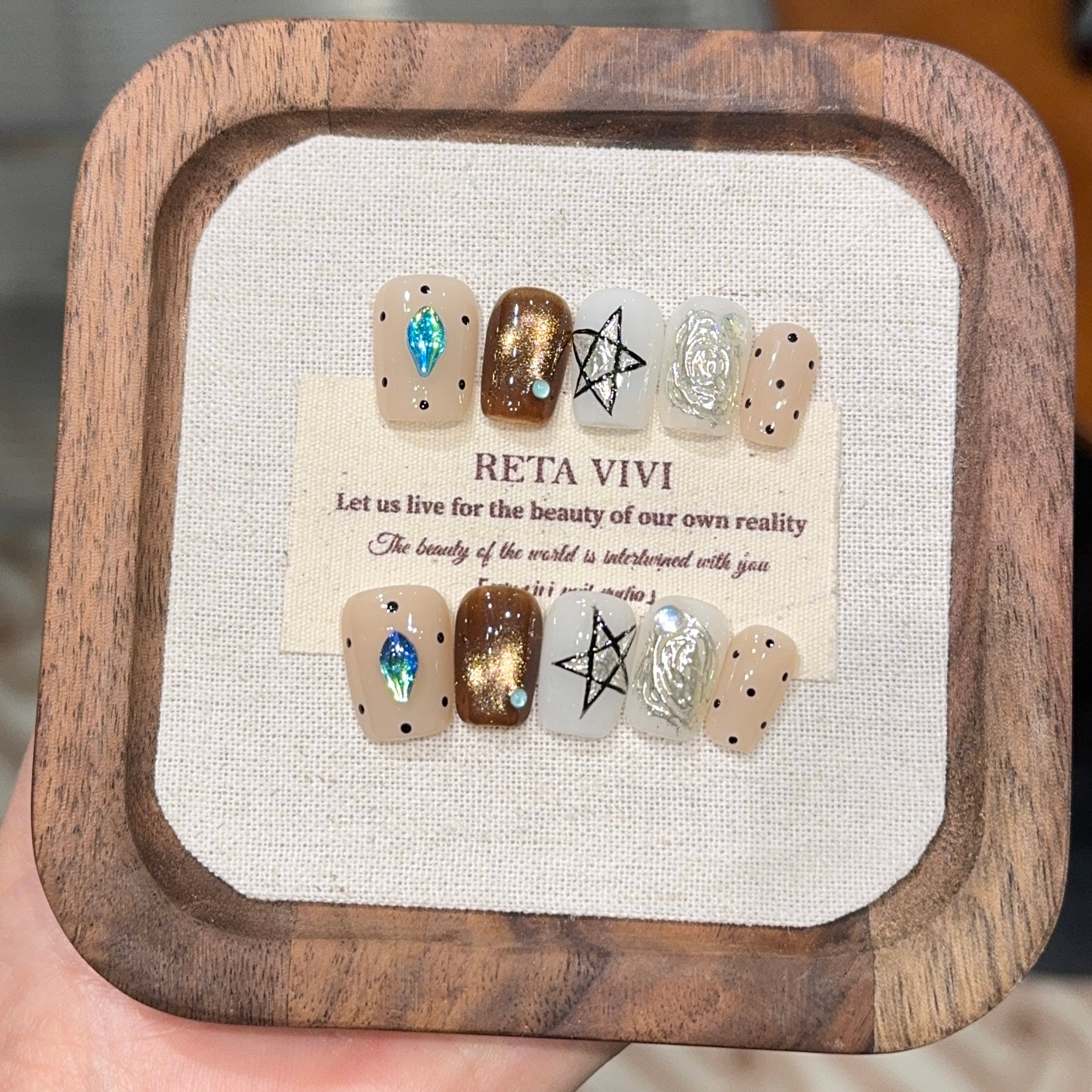 Mercury's Enchantment Celestial Press - On Nails