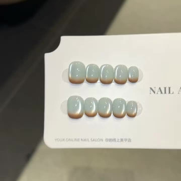 Petal & Pop Burgundy Blossom Elegant Press-On Nails