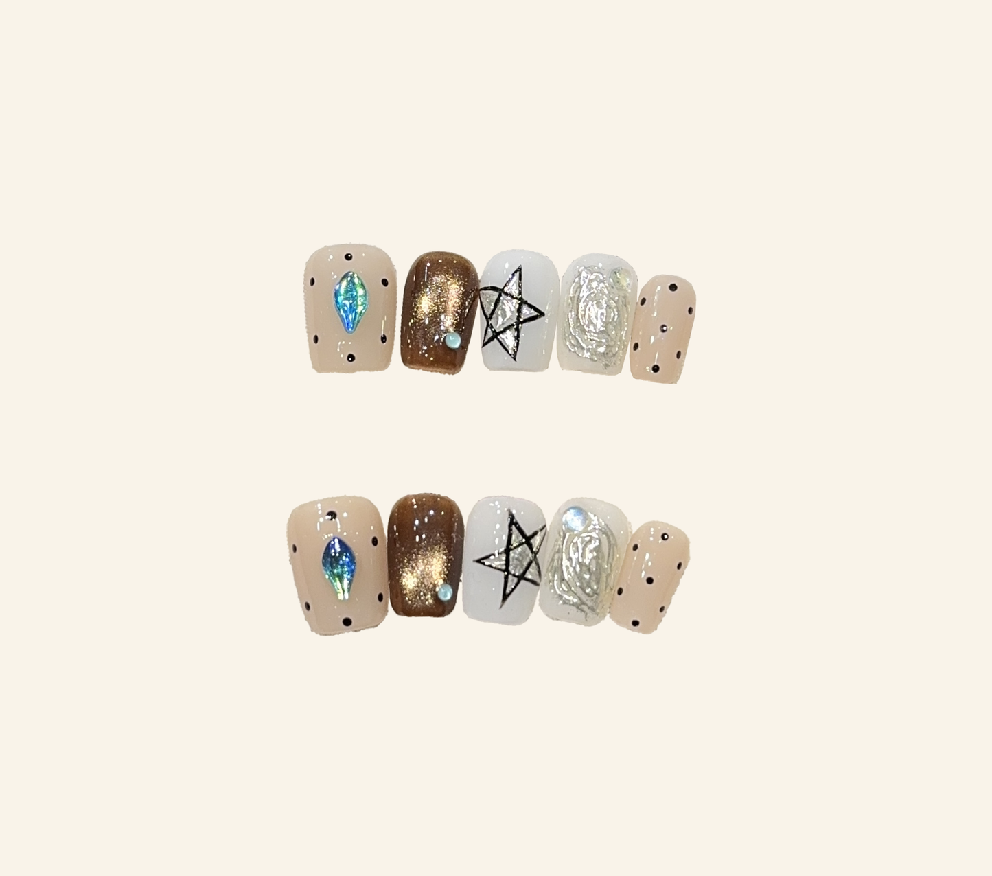 Mercury's Enchantment Celestial Press - On Nails
